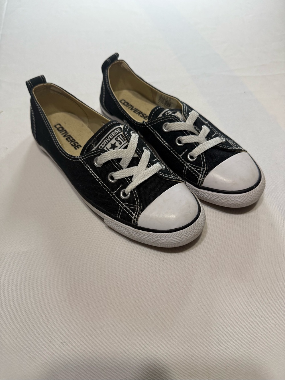 WOMENS Converse Chuck Taylor All Star Ballet Lace Sneakers Size 6 Worn Once